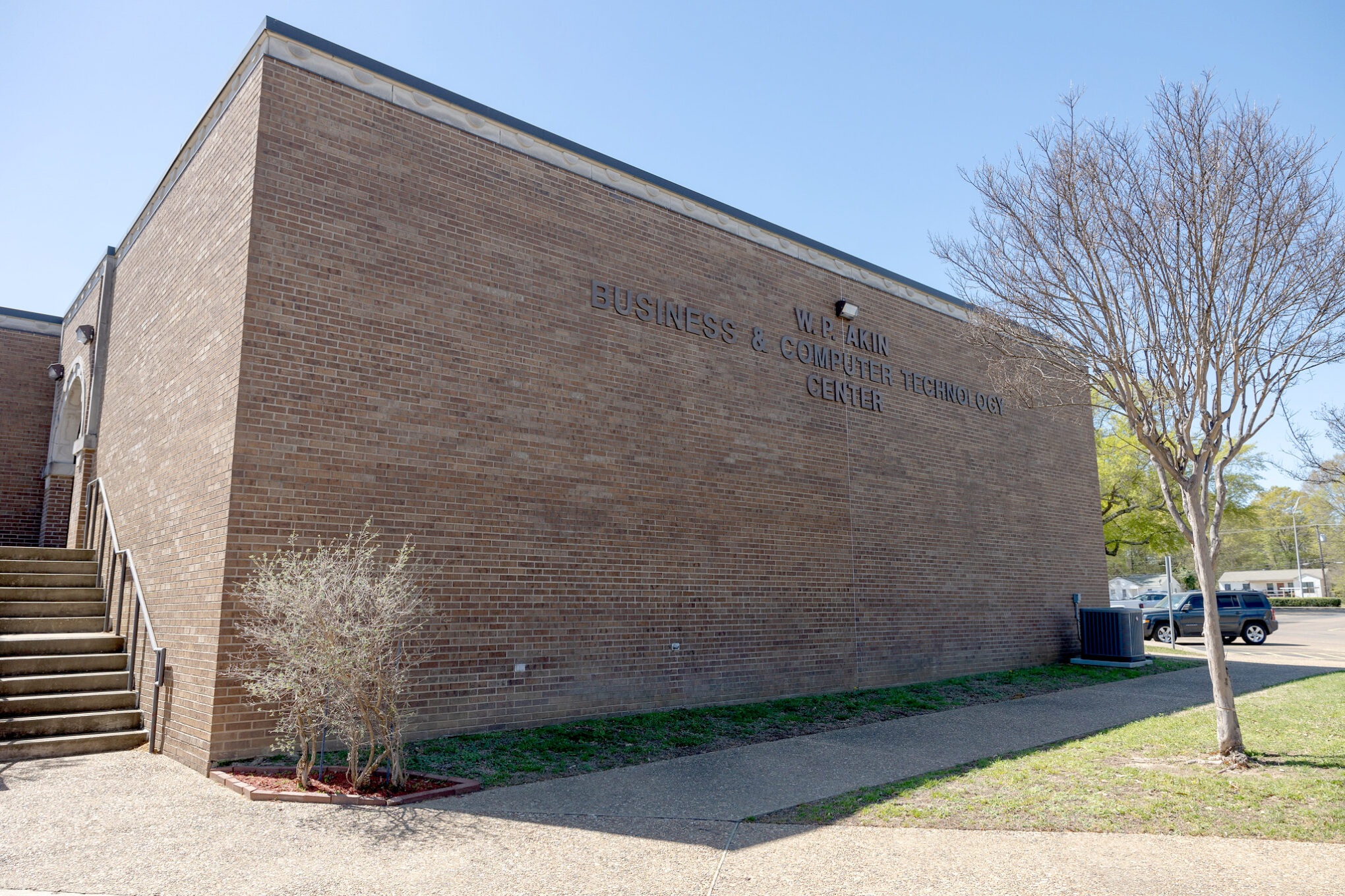 Back entrance to the BCT building