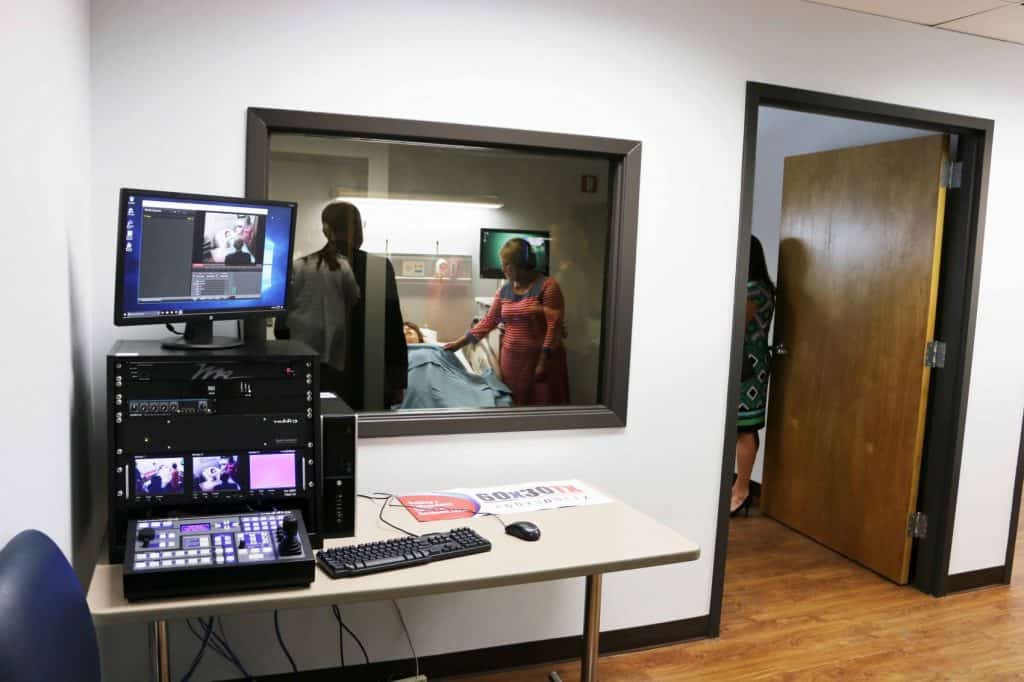 New TC Nursing simulation lab