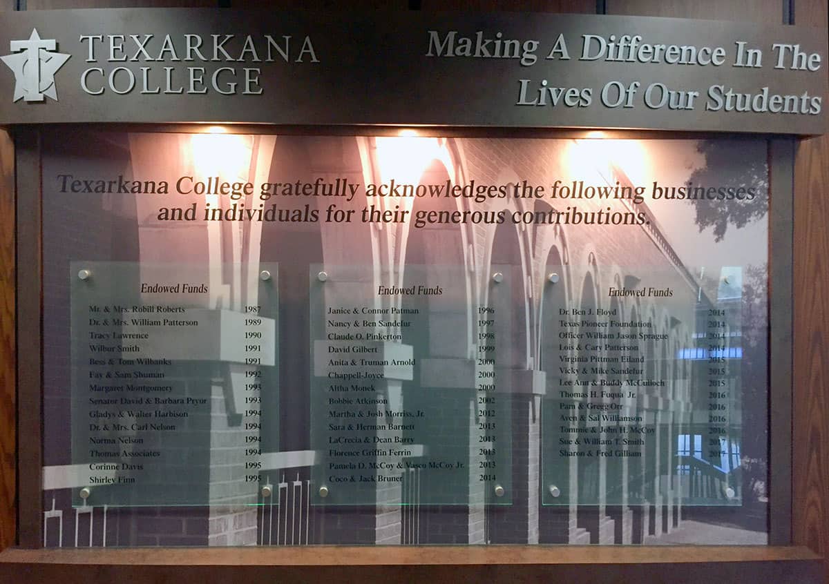 Foundation Donor Wall Mural
