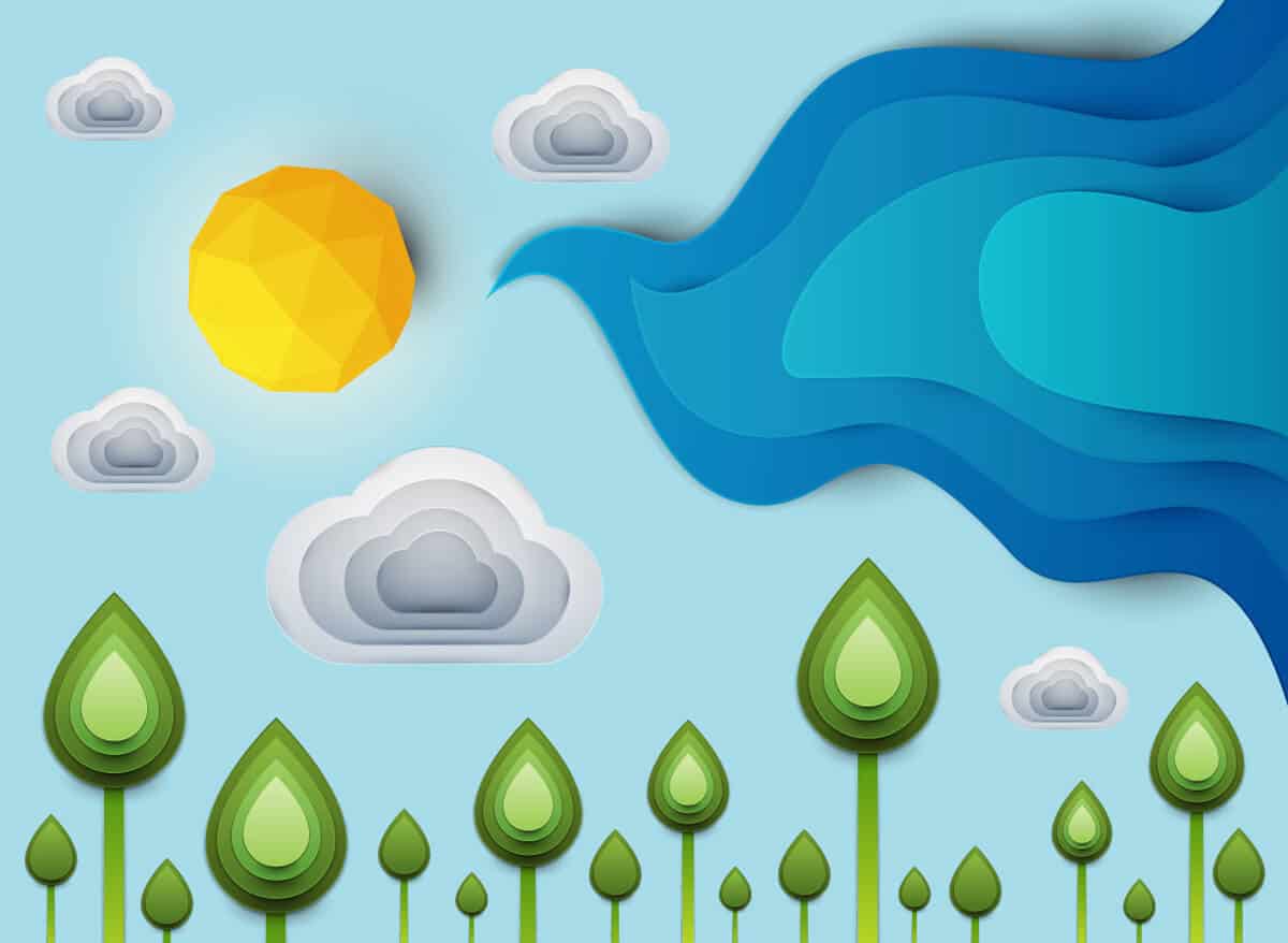 papercraft landscape