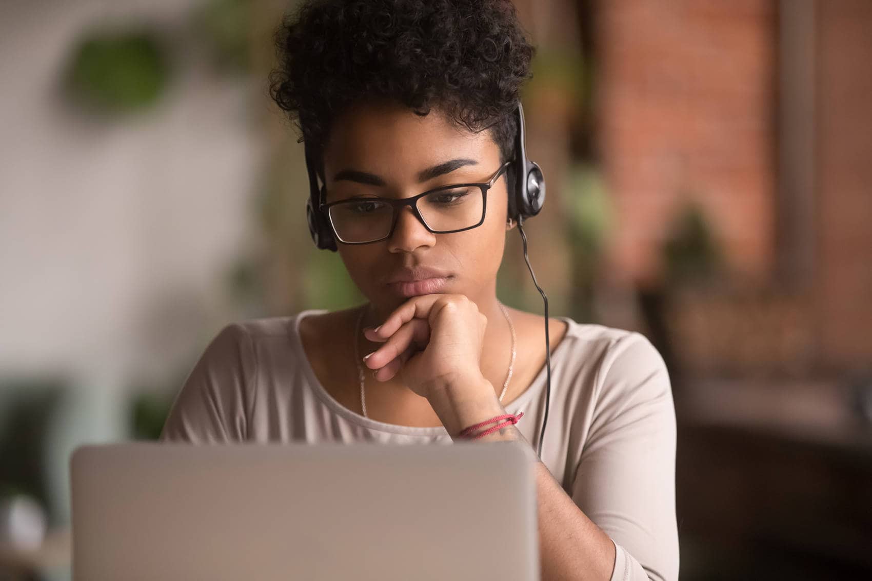 Woman on laptop