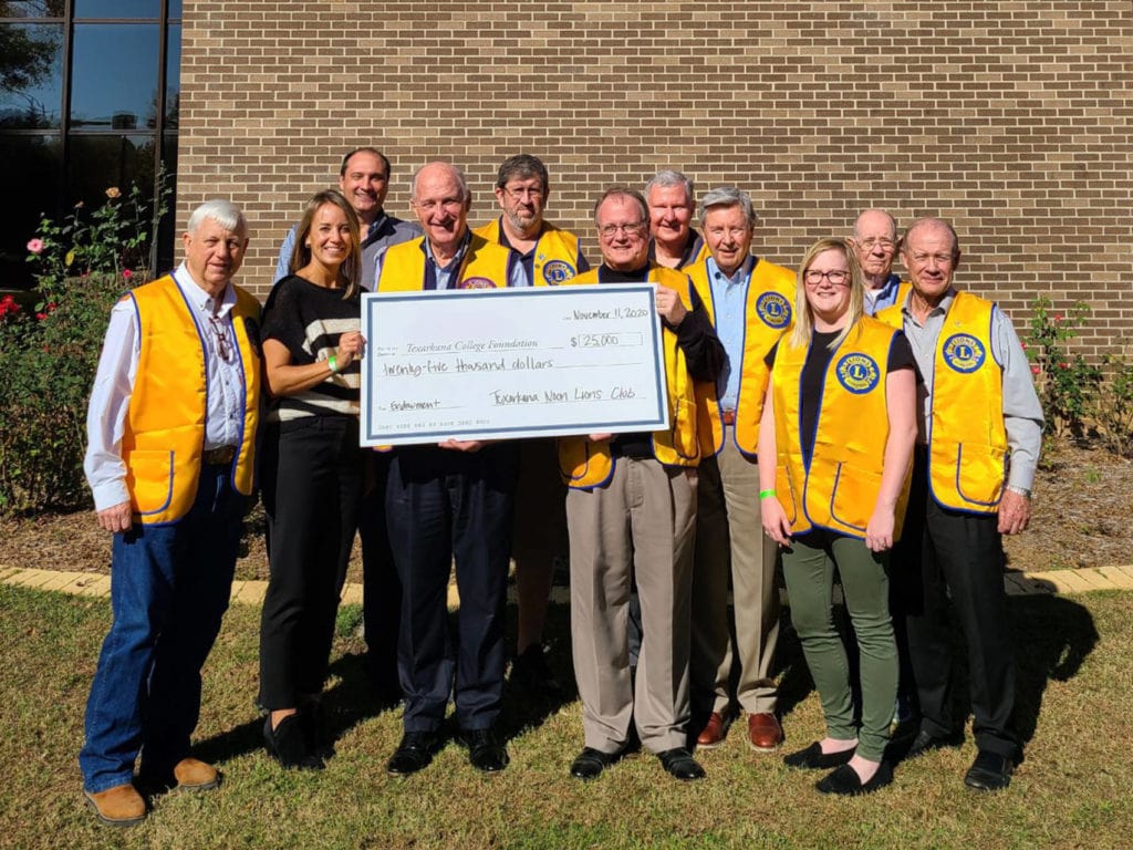 Lions Club TC Foundation donation presentation