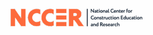 NCCER logo with the text National Center for Construction Education and Research in dark blue on a light background. The acronym NCCER is in large, bold orange letters.