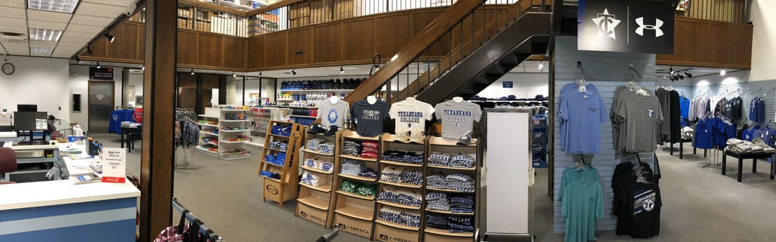 Panoramic view of the bookstore