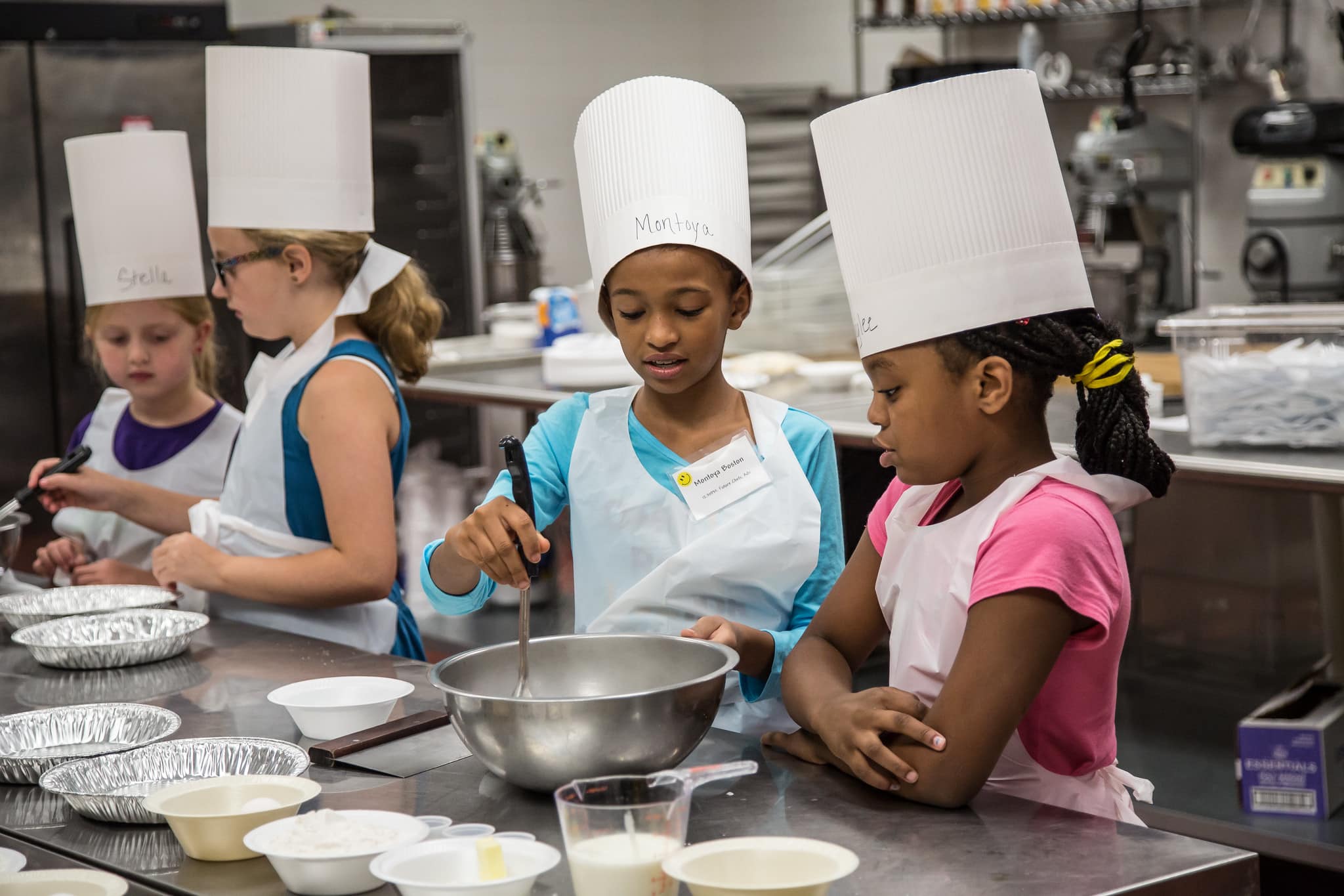 Kids' College culinary class