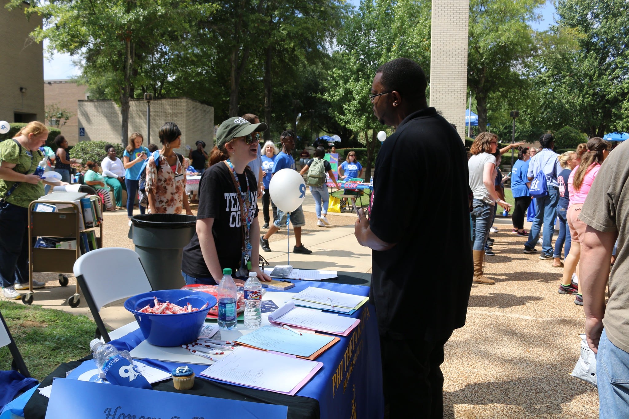 Texarkana College Clubs & Organizations out during Fall Fest.