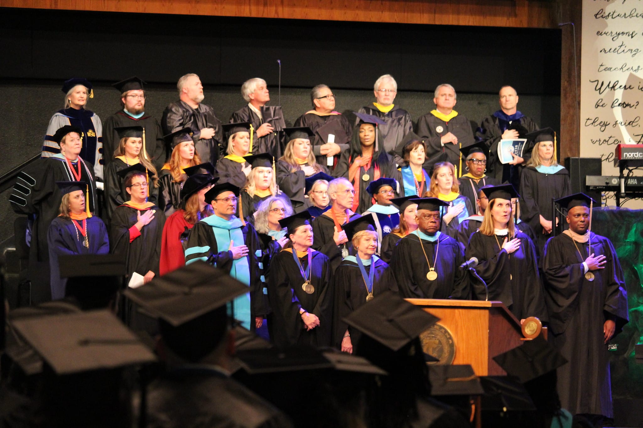 Faculty at Graduation