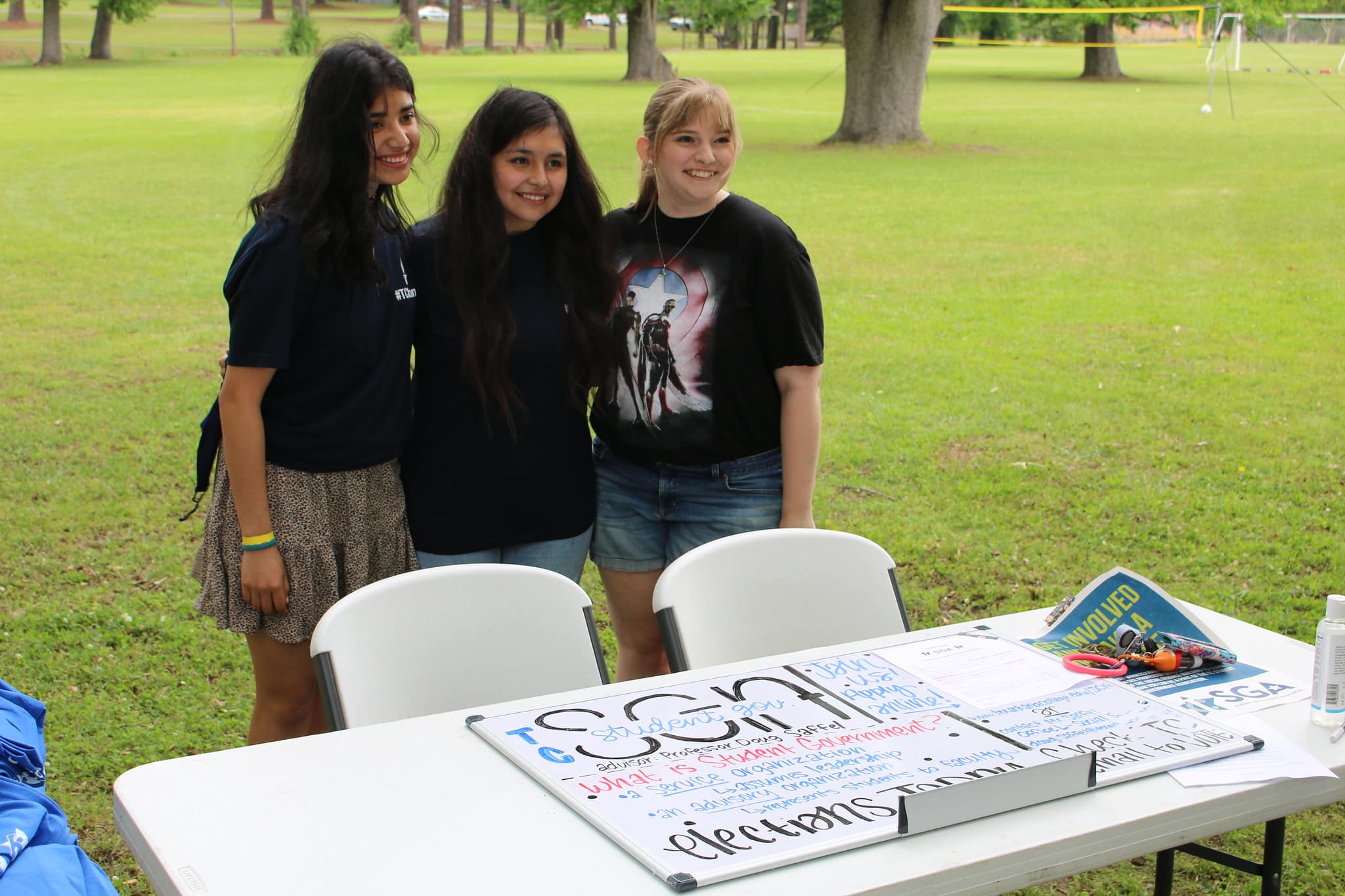 SGA representatives at Spring Fling 2018