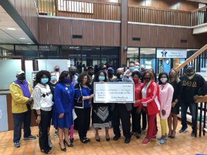 The Robert Jones Endowed Scholarship Fund at Texarkana College received a donation today from the Colored Library Scholarship fund in the amount of $11,436.