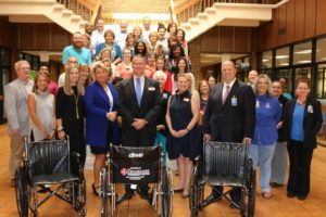 Texarkana Emergency Center Wheelchair Donation