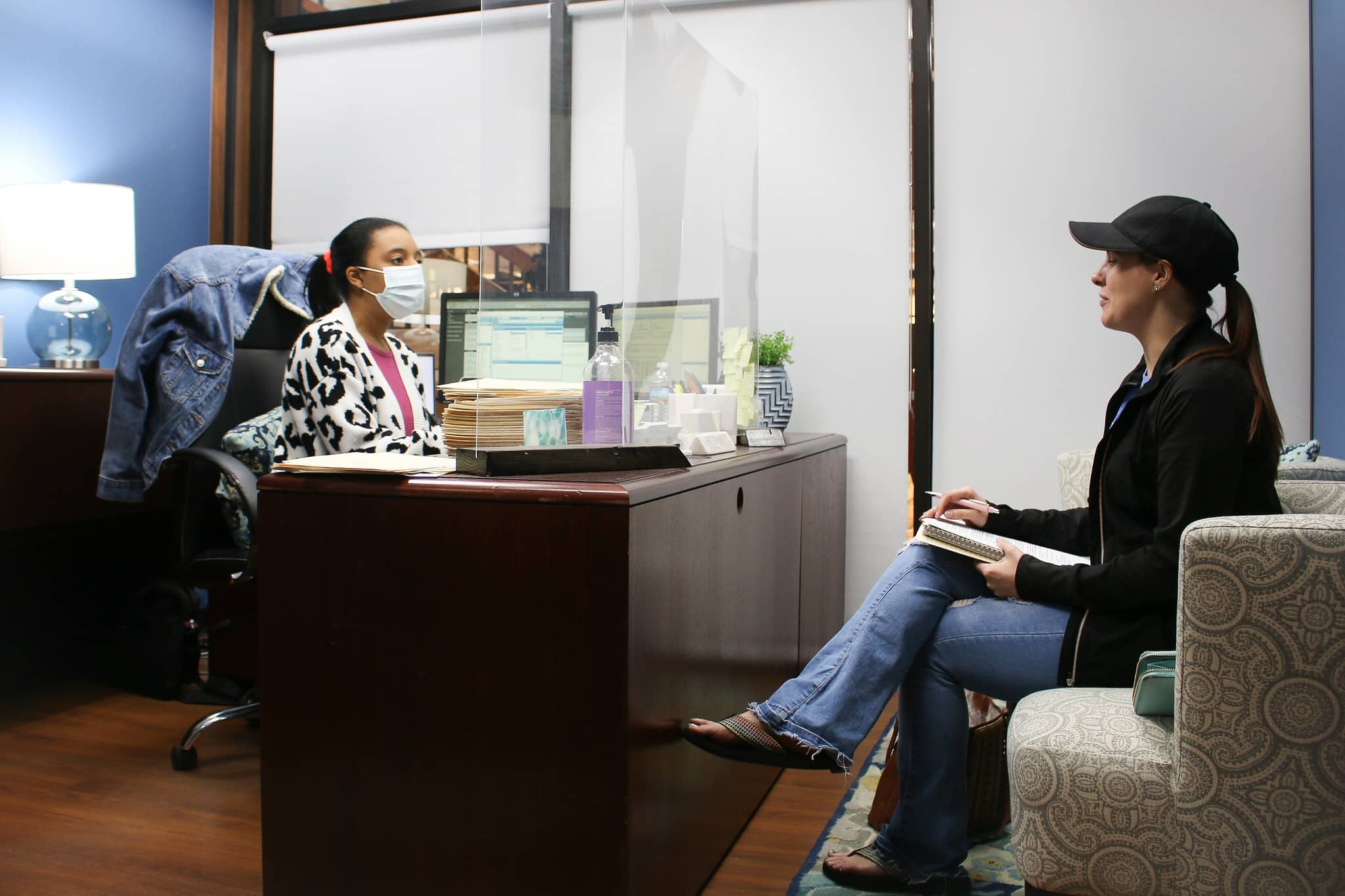 Financial Aid Specialist advising a student