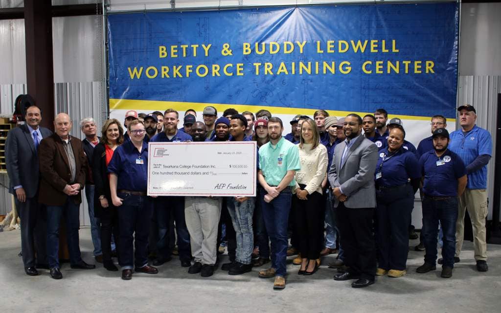 AEP Foundation Check Presentation Ceremony January 2020