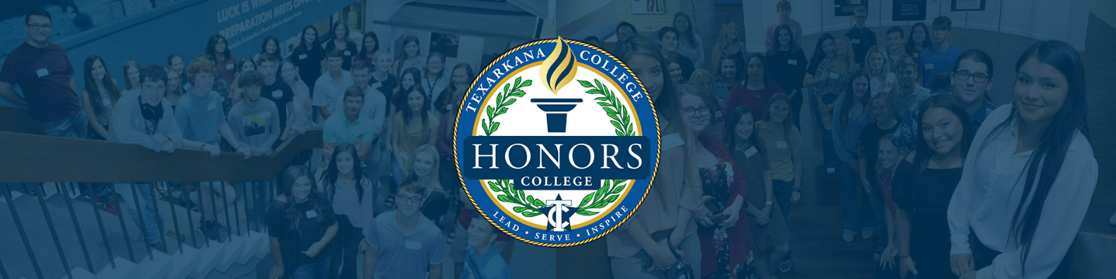 The emblem for the presidential scholarship at Texarkana College