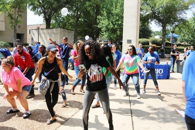 Dancing at Spring Fling