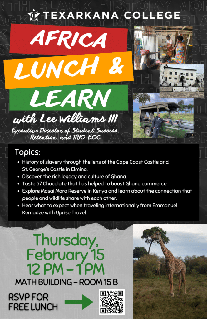 Africa Lunch & Learn flyer