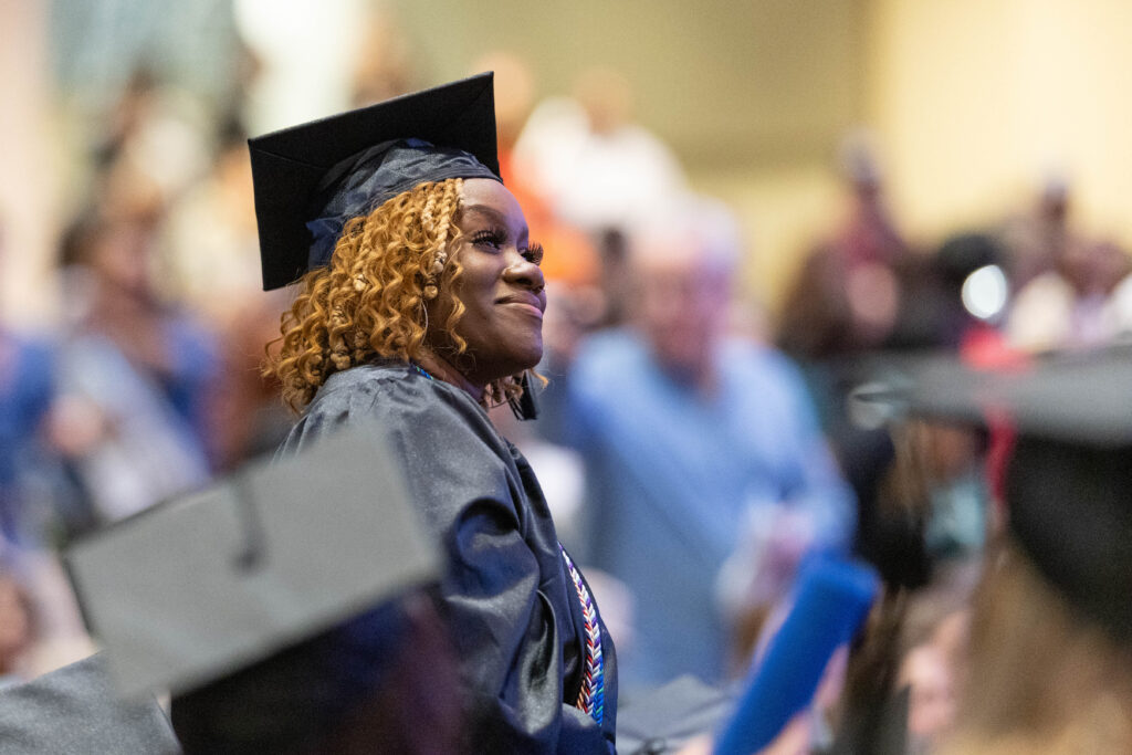 Texarkana College student at graduation