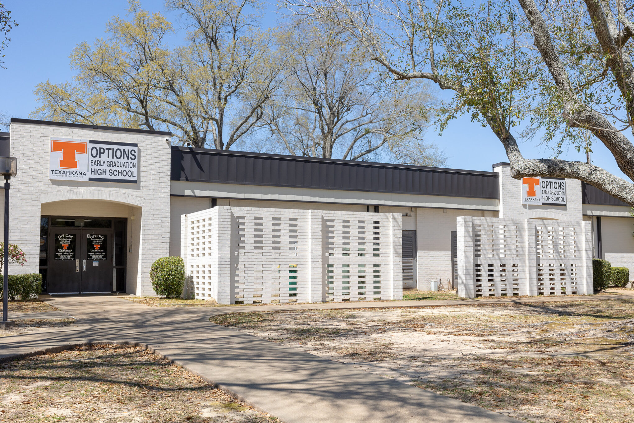 TISD OPTIONS High School located on the Texarkana College campus