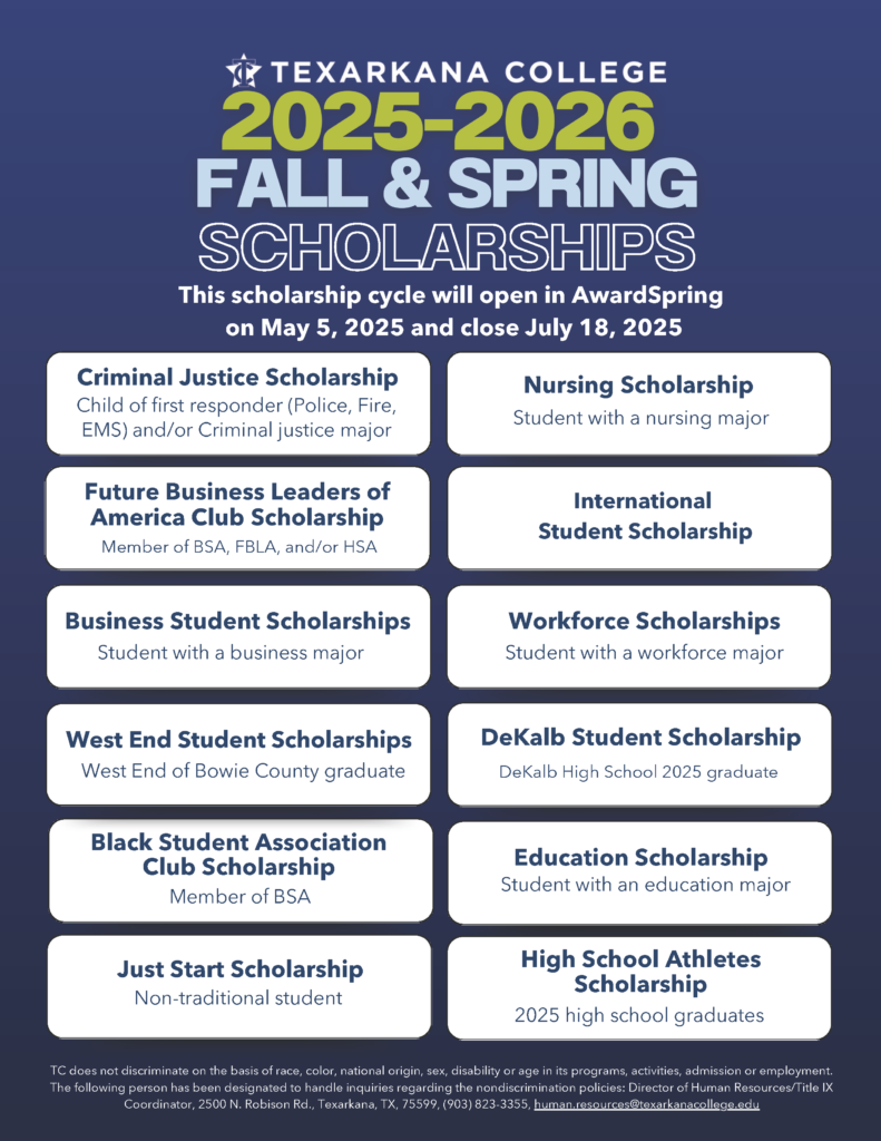 2025-2026 Scholarhips flyer